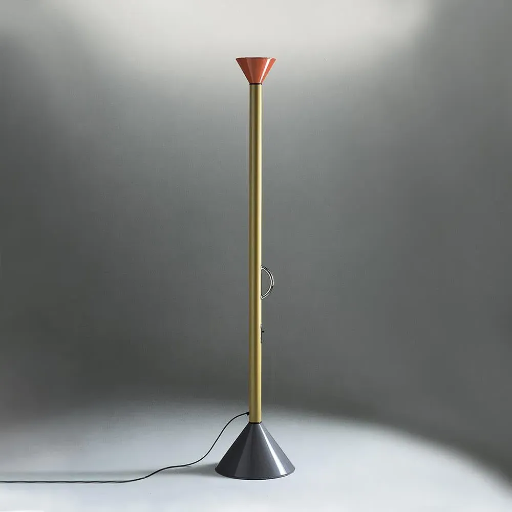 Callimaco Floor Lamp with Dimmer - Steel