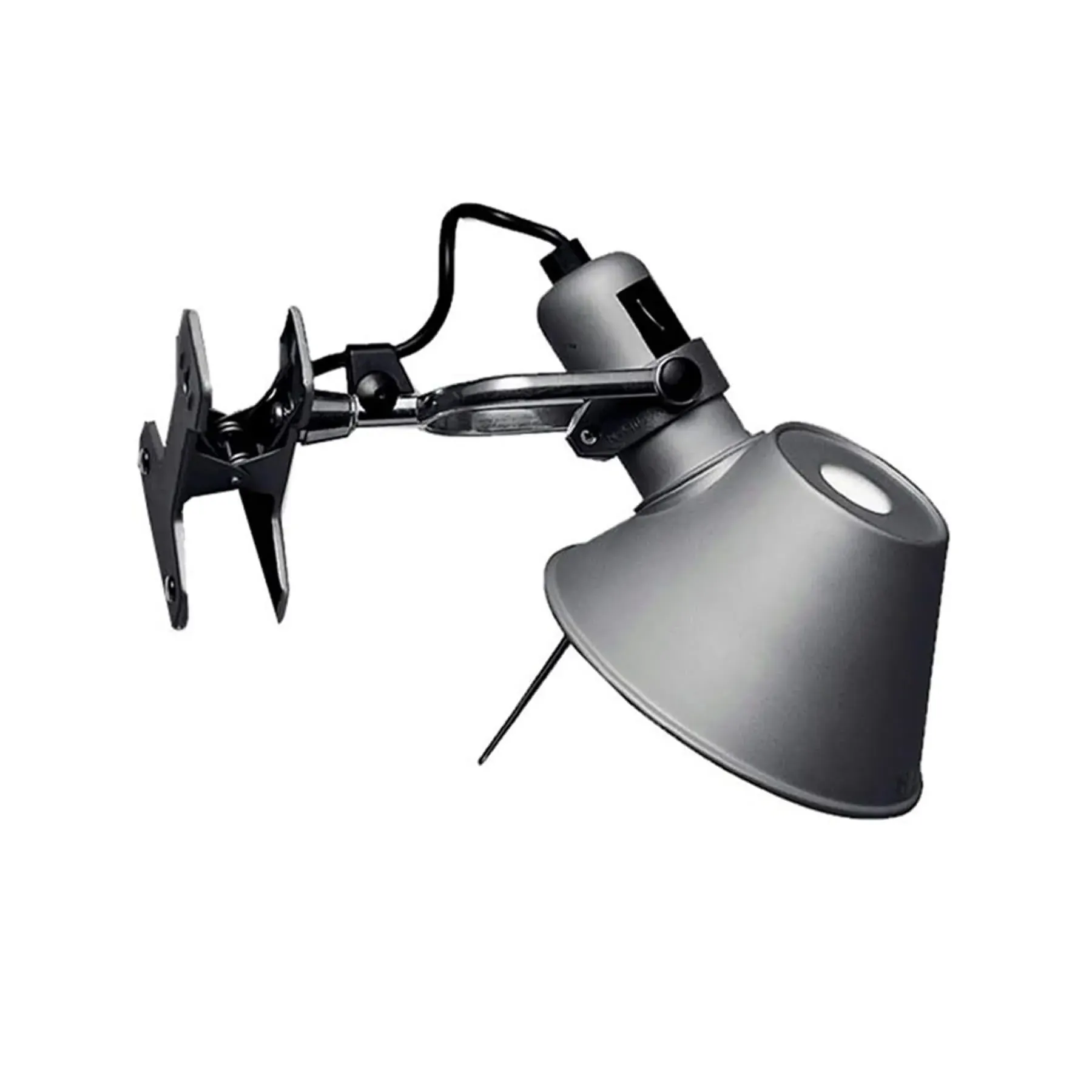 Clamp Desk Light with Switch - Aluminium