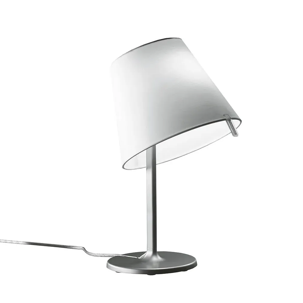 Compact Table Lamp with Adjustable Shade - Aluminium image