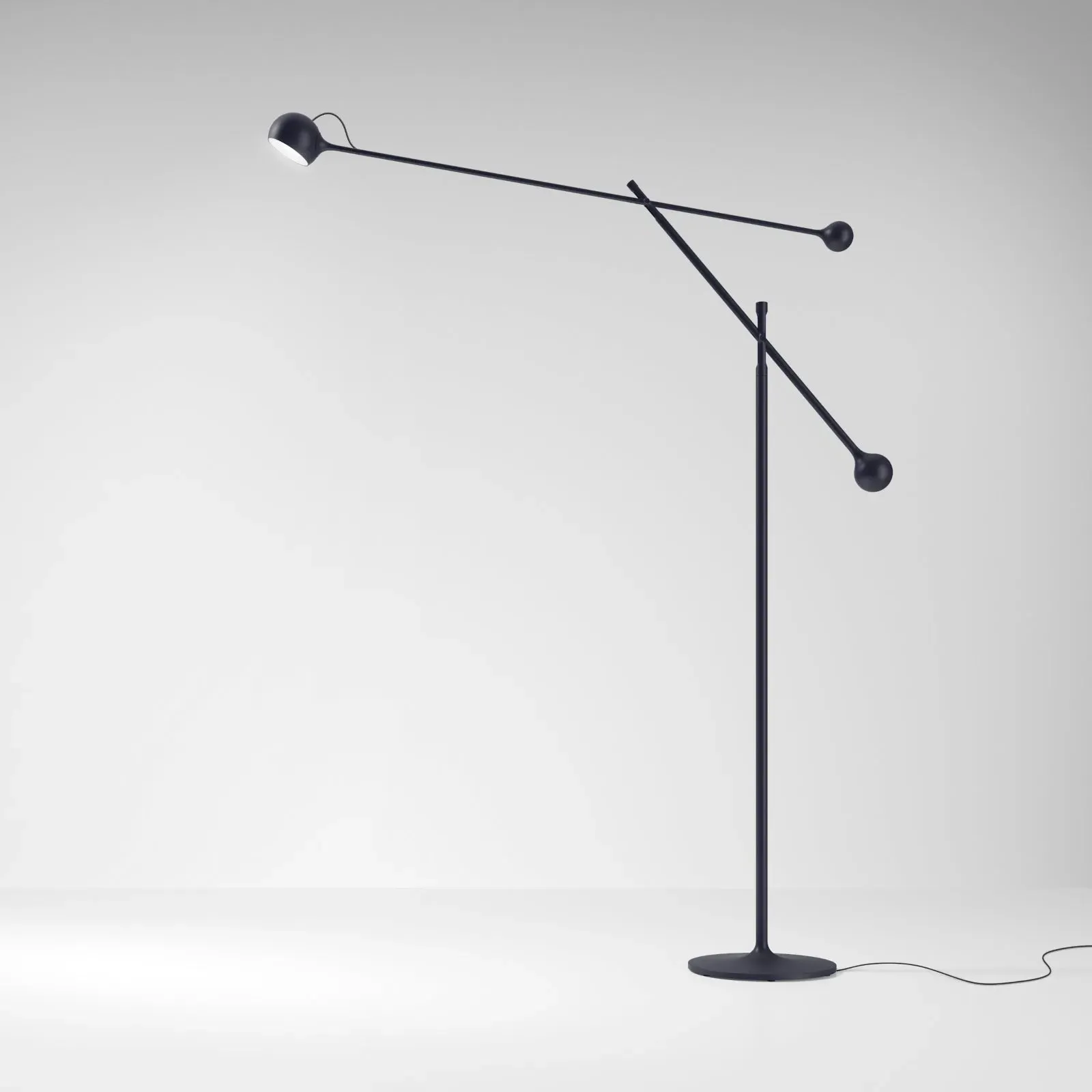 Floor Lamp with Magnetic Head - Yellow