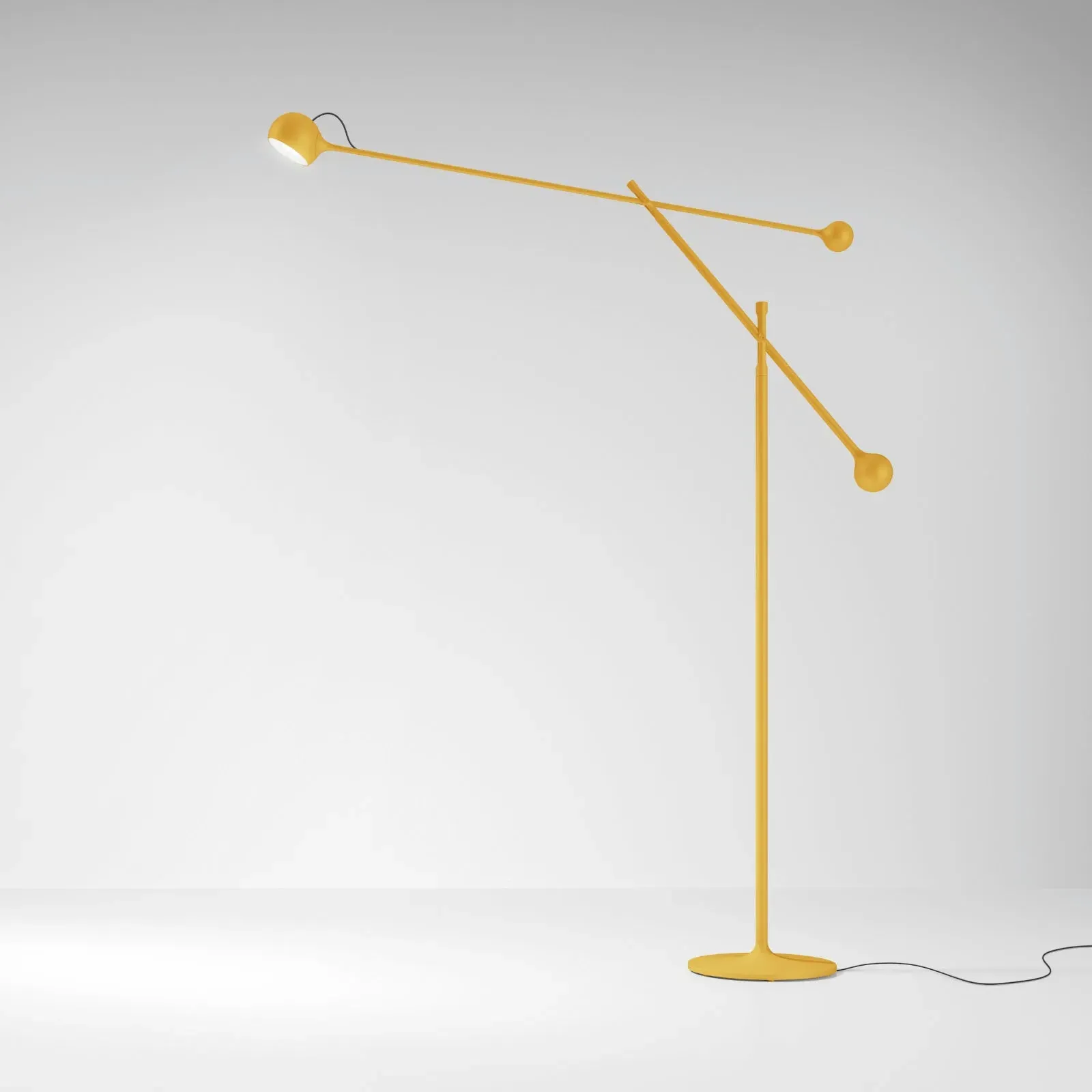 Floor Lamp with Magnetic Head - Yellow