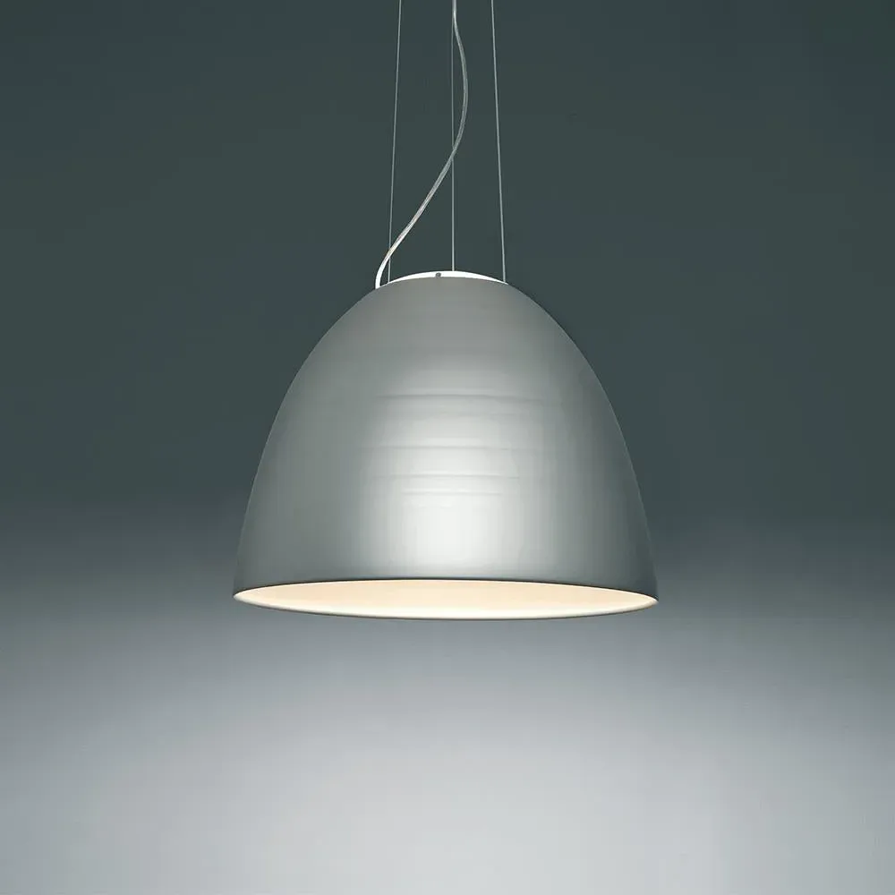 Large Pendant Light with Dome Shade - Anthracite, Aluminium