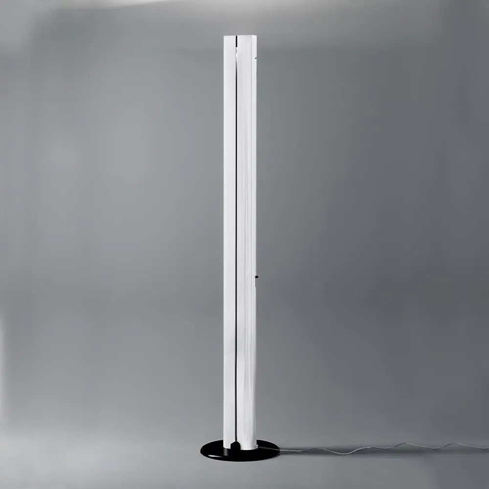 LED Floor Lamp with Uplight - Aluminium image