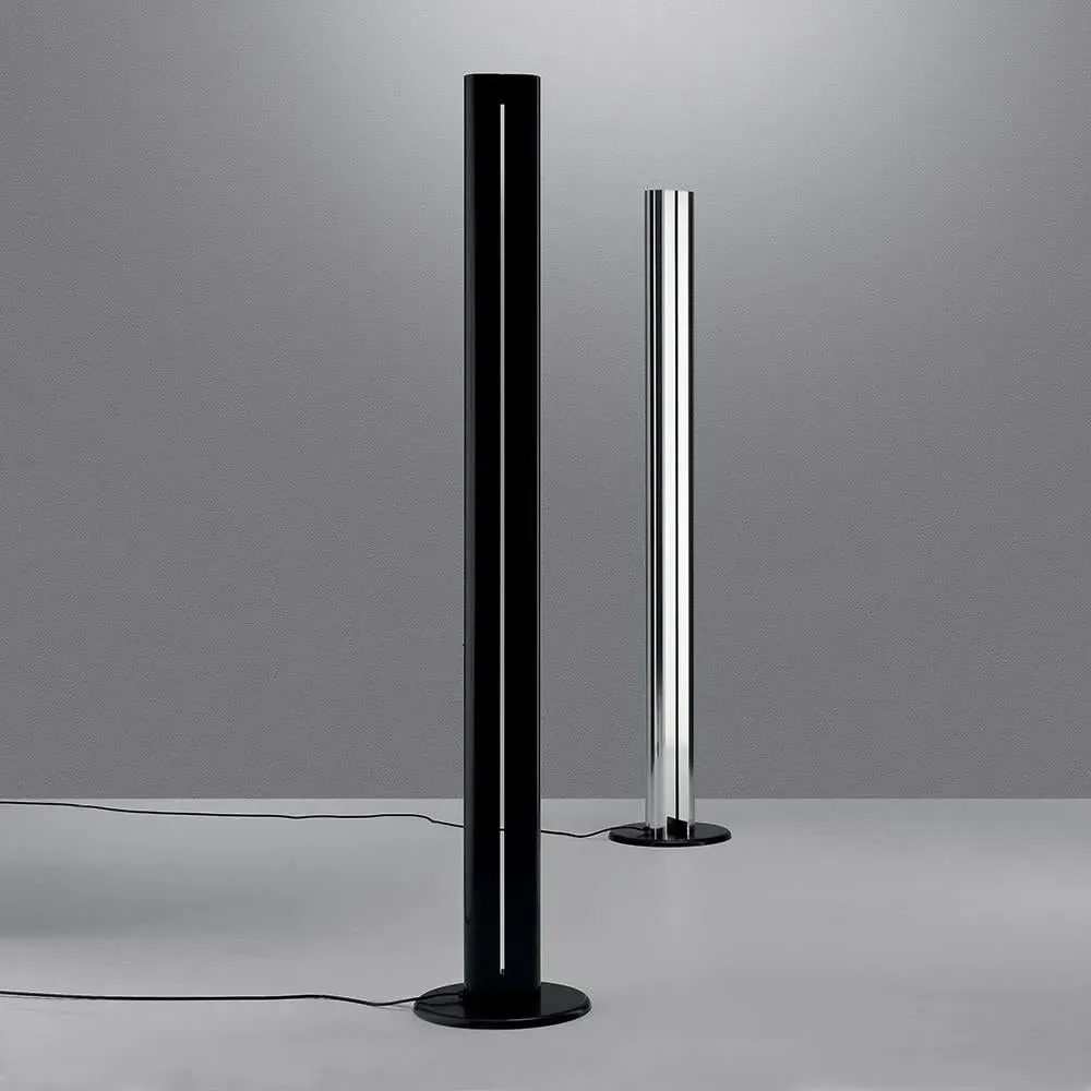 LED Floor Lamp with Uplight - Black, Steel image