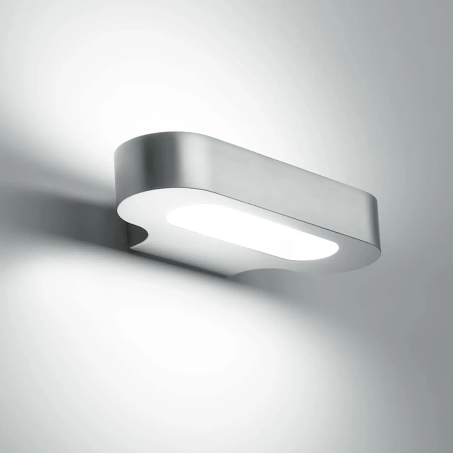 LED Wall Light with Dual Illumination - Silver