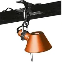 Micro Clip Light with Clamp - Orange, Aluminium