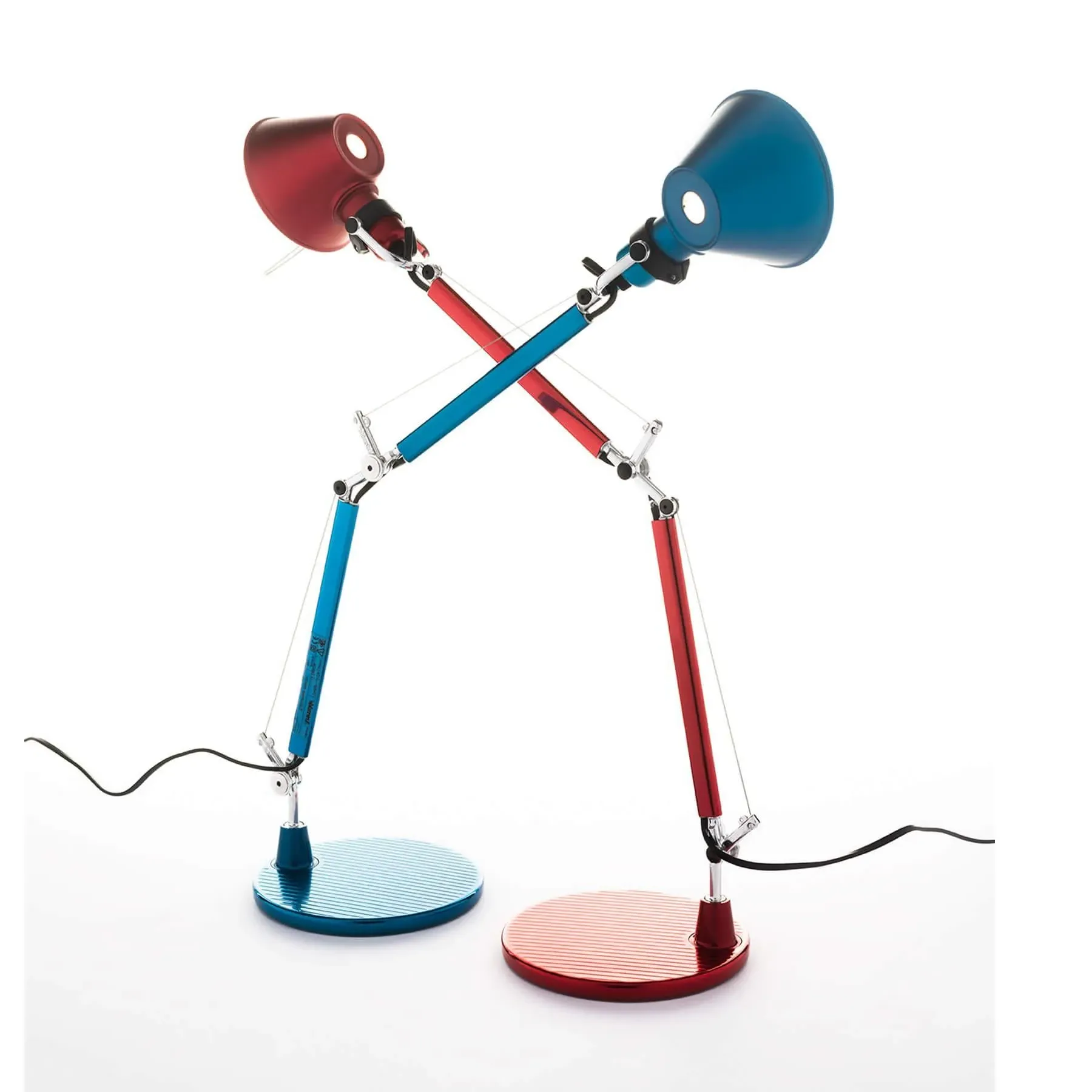 Micro Desk Lamp with Joints - Silver, Aluminium