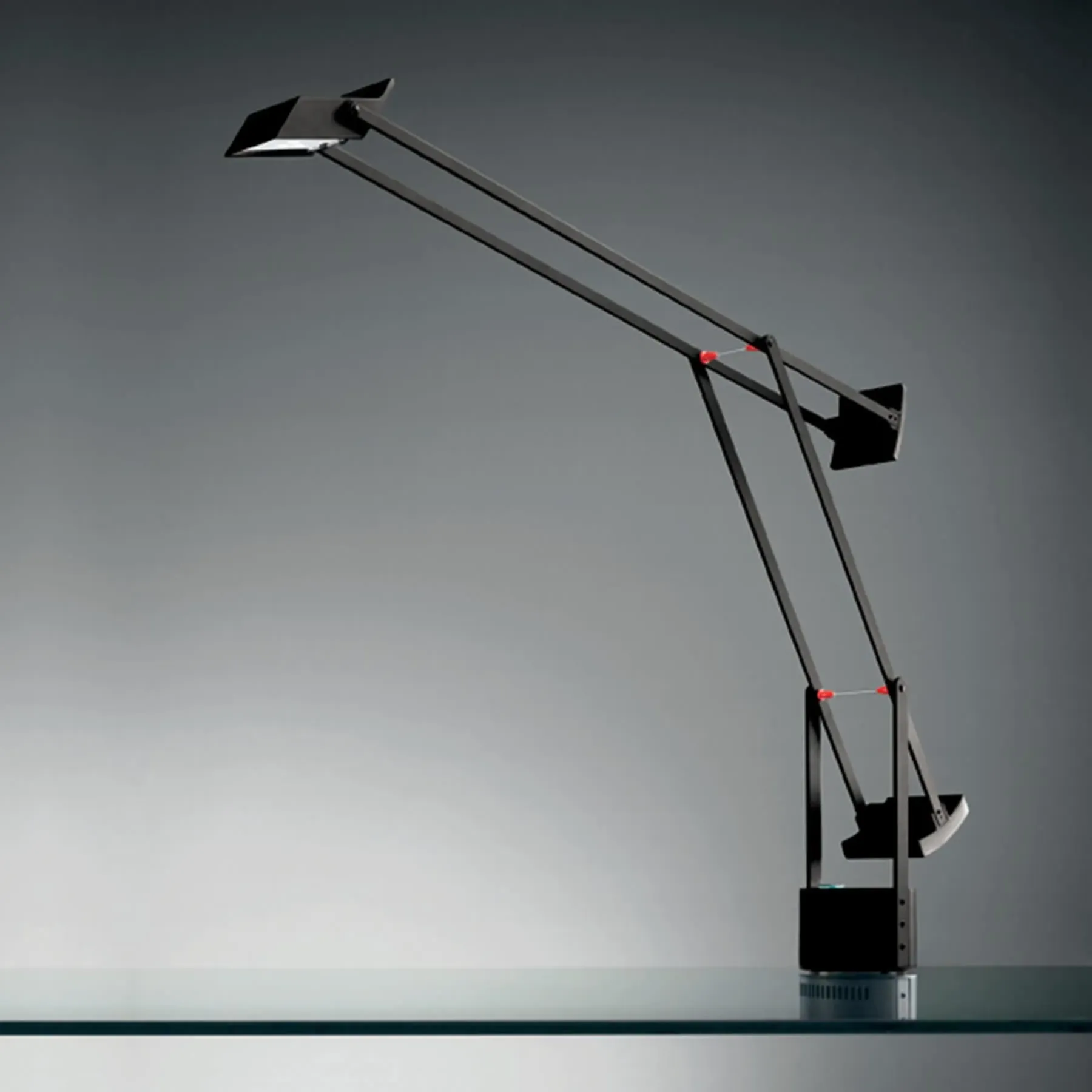 Micro Table Lamp with Adjustable Arms - Black