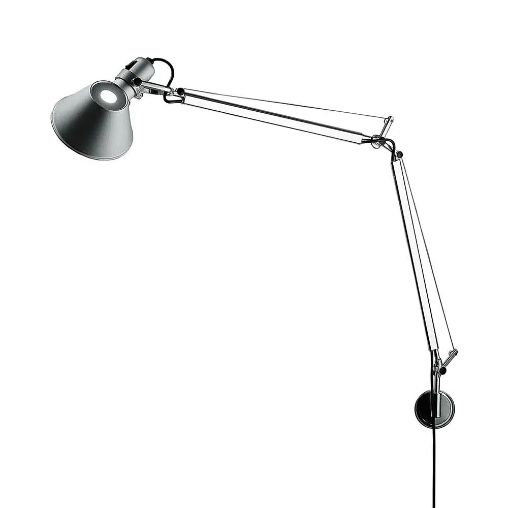Micro Wall Light with Adjustable Arm - Black