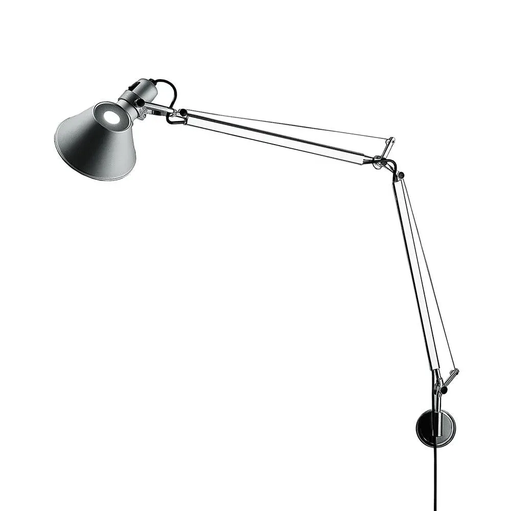 Micro Wall Light with Adjustable Arm - Orange