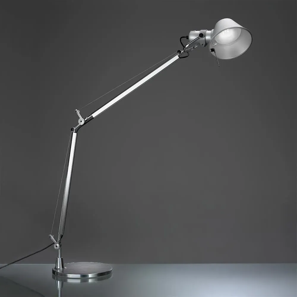 Mini Desk Lamp with LED - Aluminium