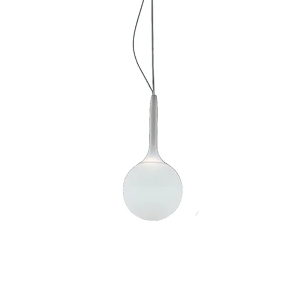 Mini Pendant Light - White, Blown Glass image