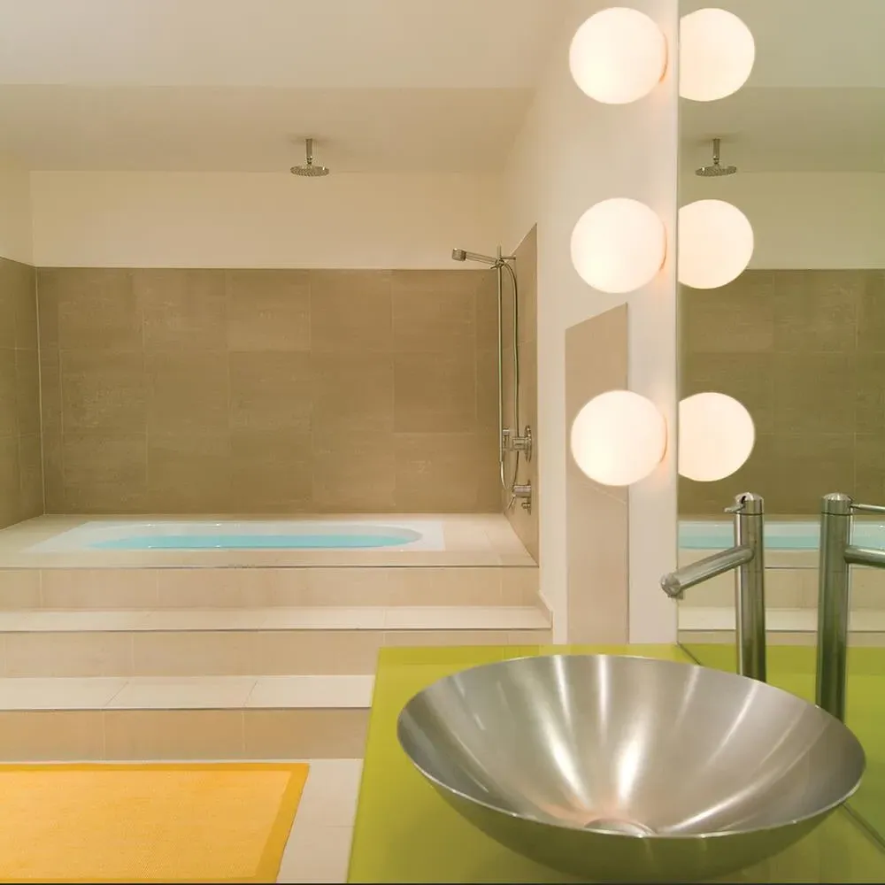 Mini Wall Ceiling Light - Opal Glass