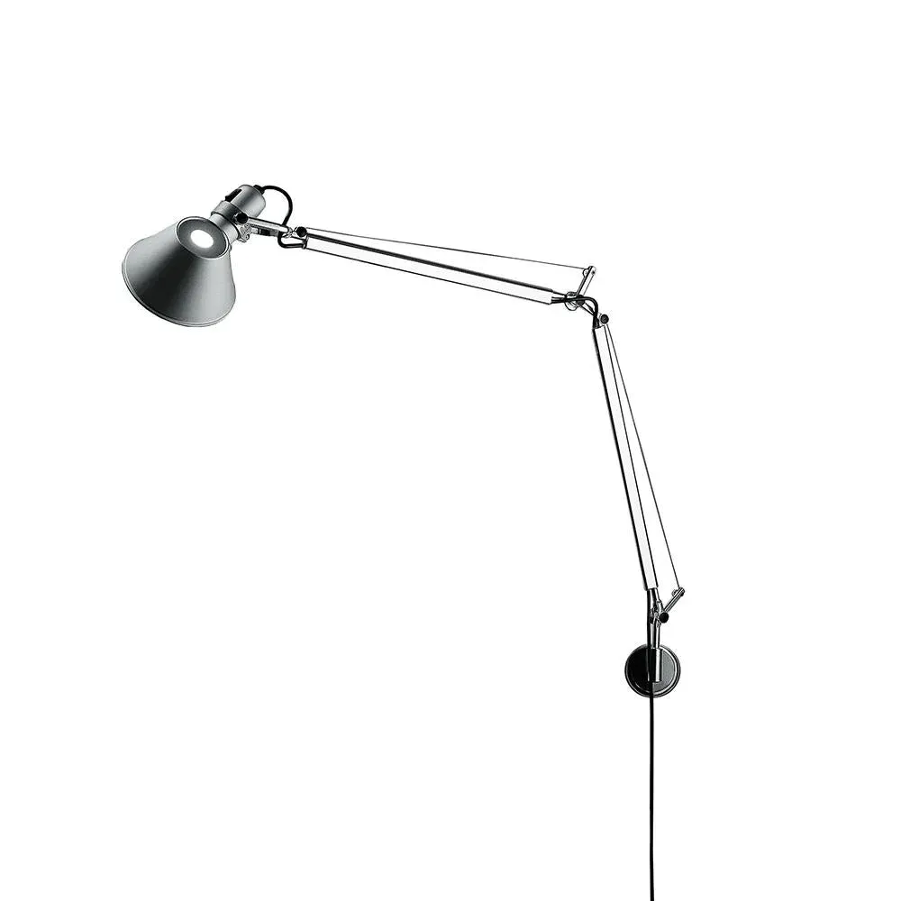 Mini Wall Light with Adjustable Arm - Aluminium