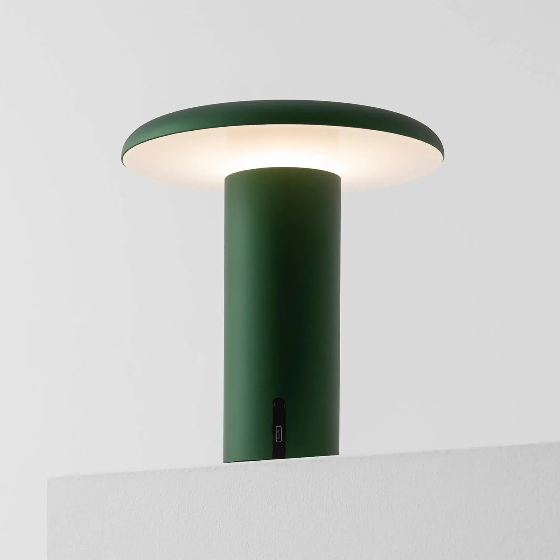 Portable Rechargeable Lamp - Green, LED image