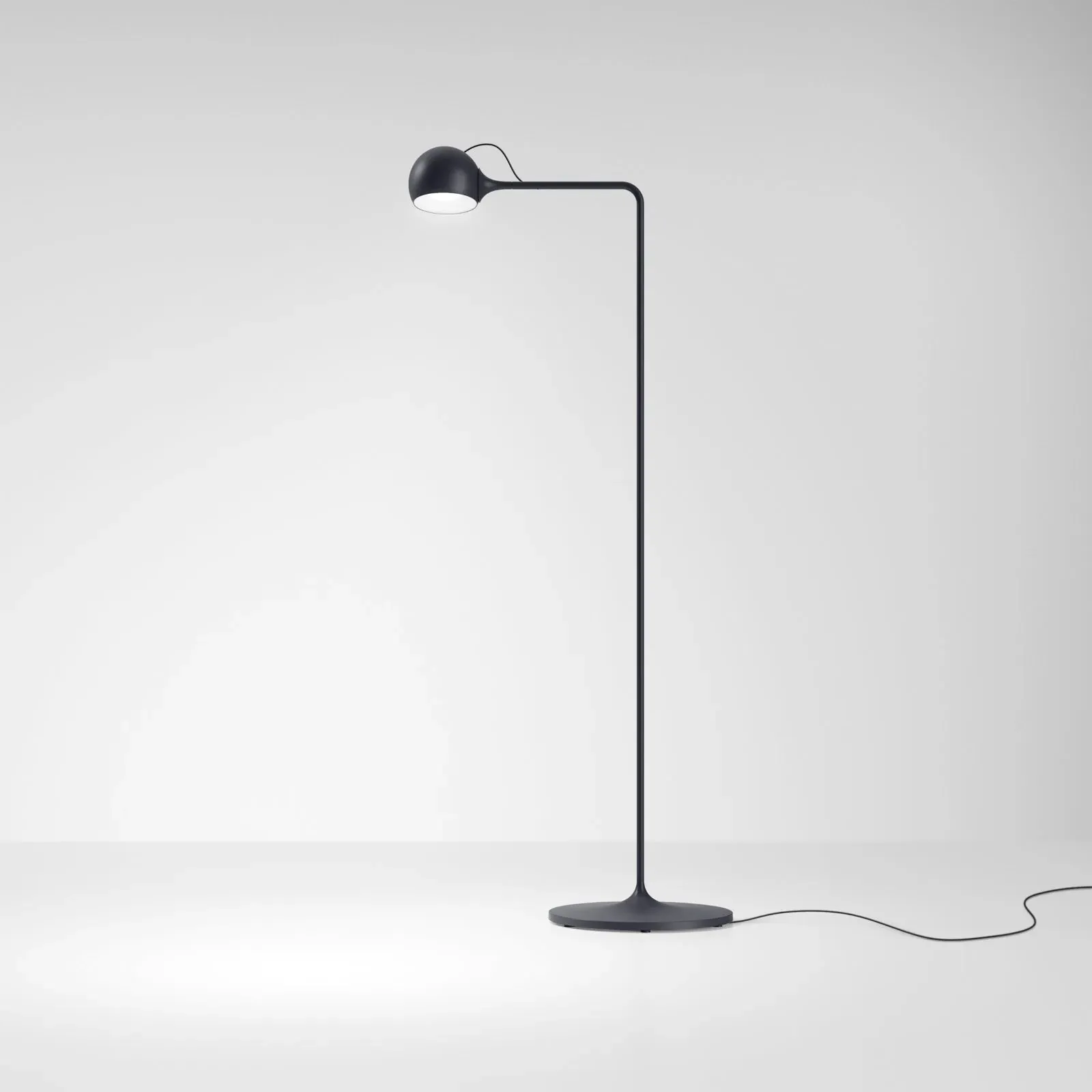 Reading Floor Lamp with Adjustable Head - Anthracite