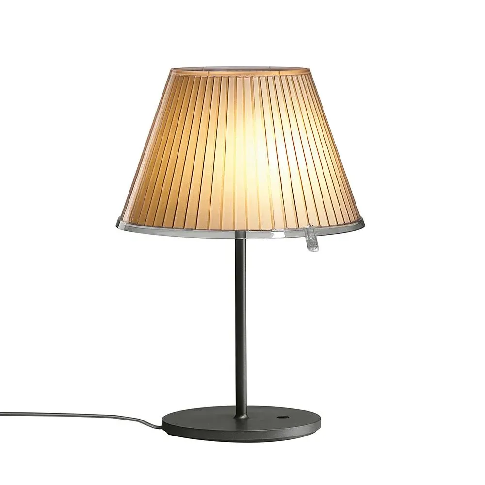 Table Lamp with Rotating Base - Grey, Paper