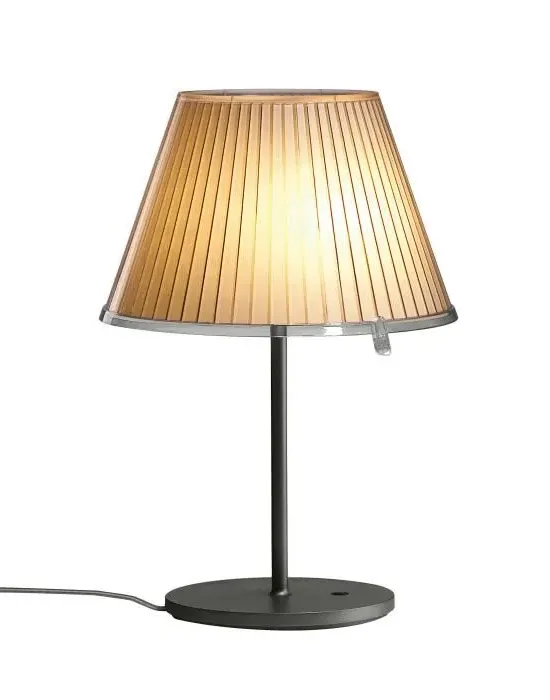 Table Lamp with Rotating Base - Grey, Paper image