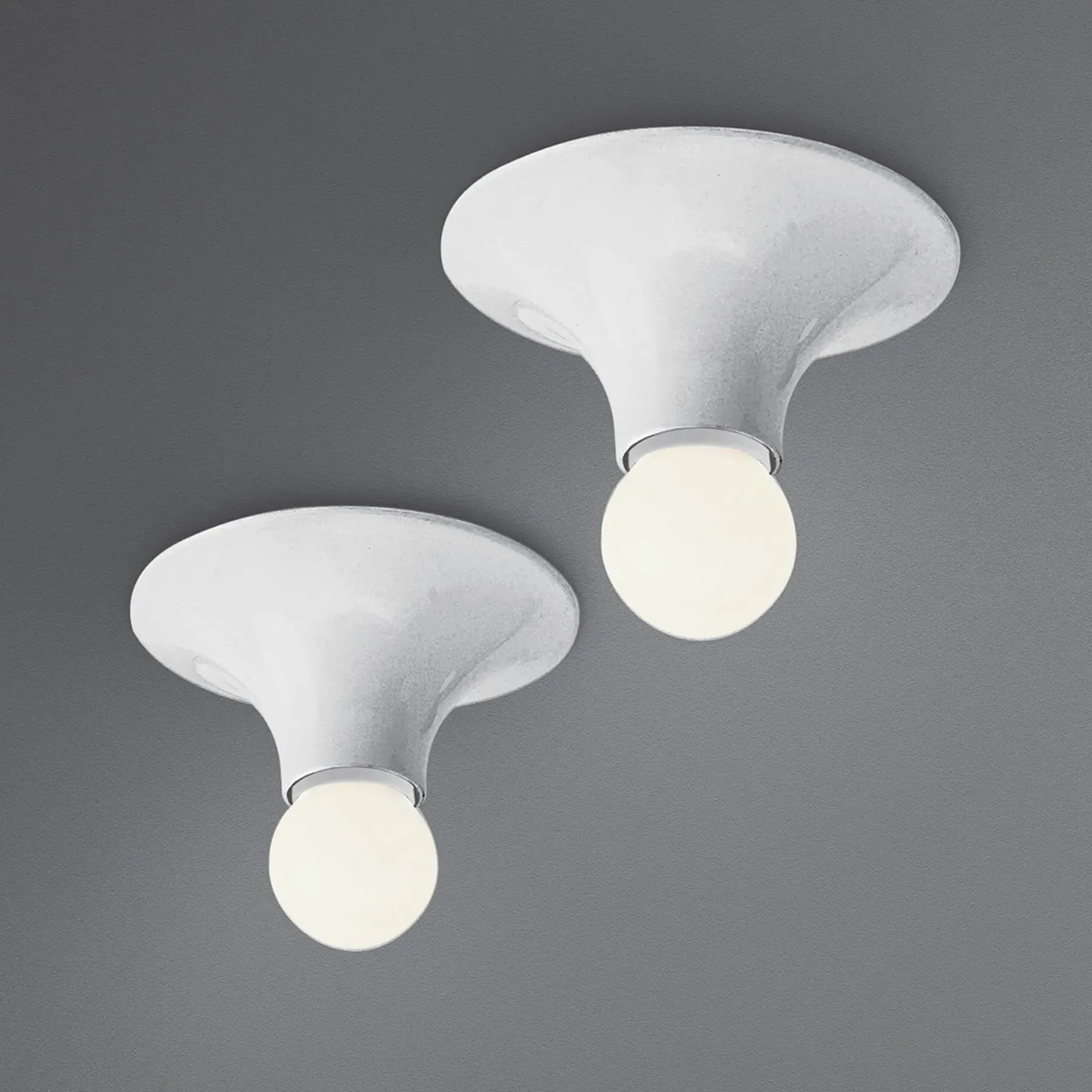 Wall Ceiling Light with Diffuser - Clear, Resin