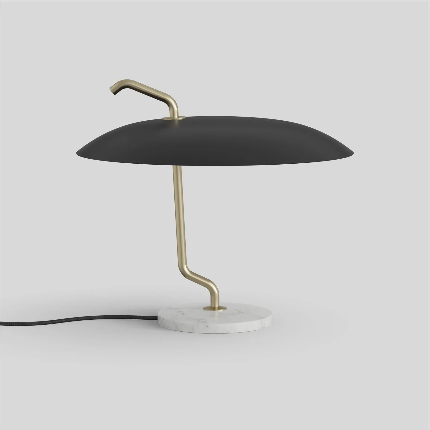 Adjustable Table Lamp with Handle - White, Aluminum