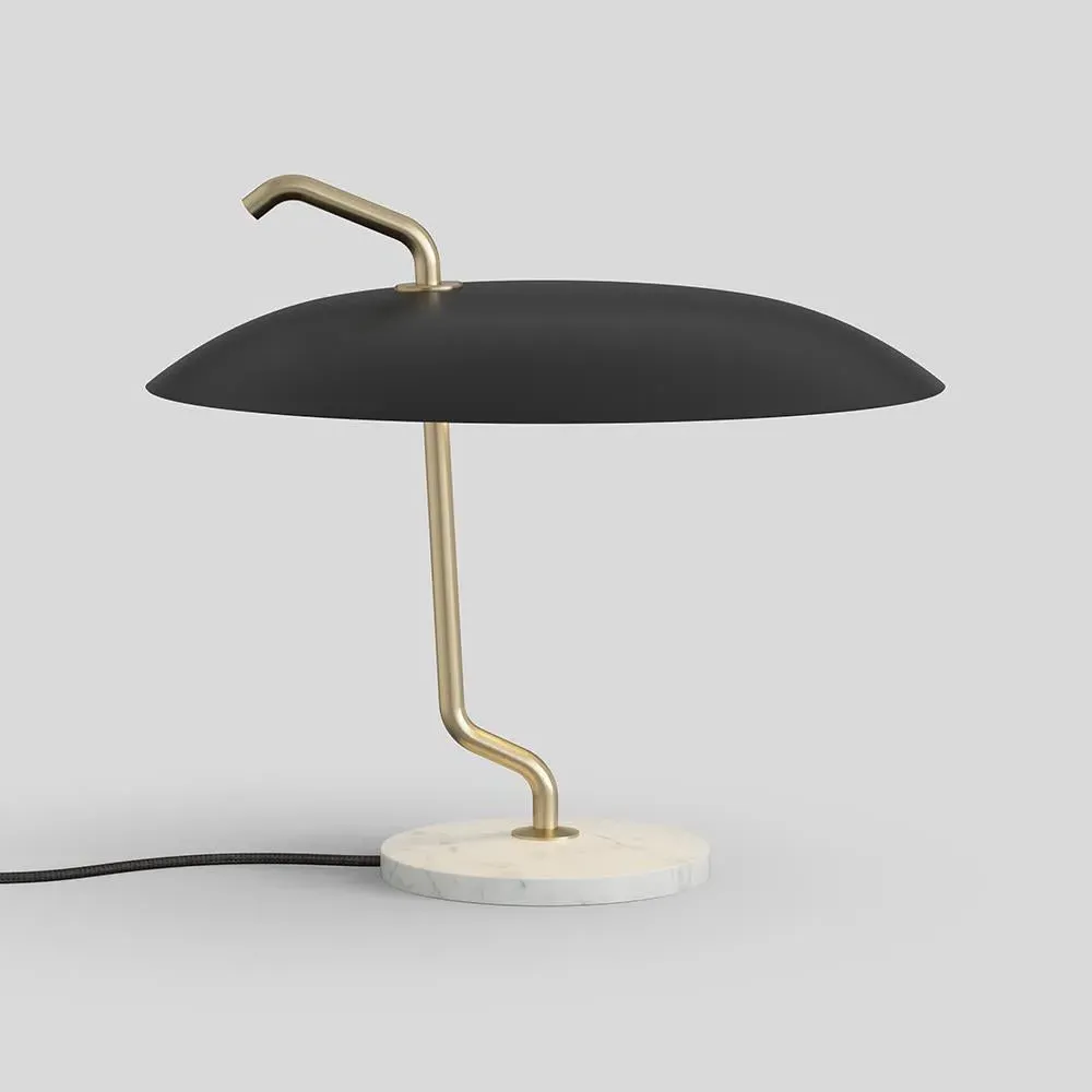 Adjustable Table Lamp with Handle - White, Aluminum