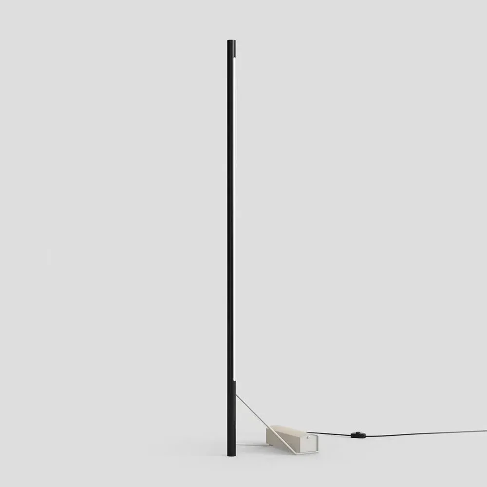 Floor Light with LED Module - Black, Aluminium image