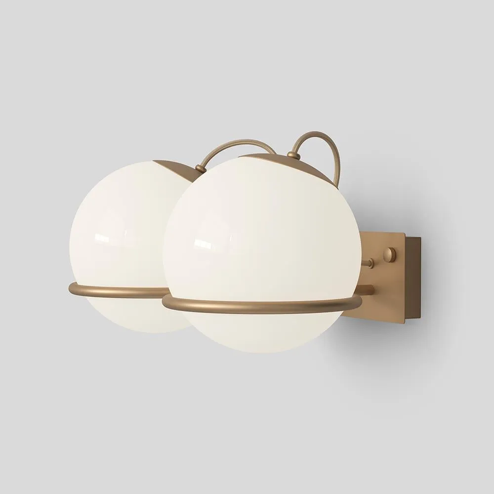 Model 238 Twin Wall Light - Champagne