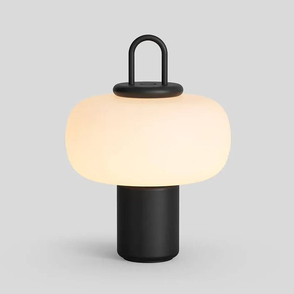 Portable Rechargeable Lamp - Silver, Aluminium