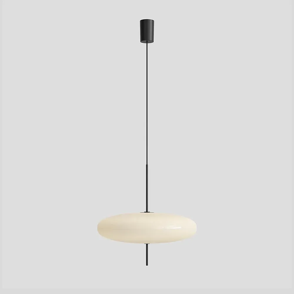 Saucer Pendant Light - Black, Methacrylate