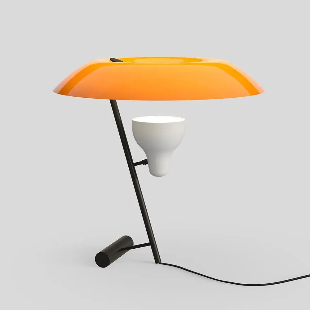 Table Lamp with Adjustable Light - Orange, Brass