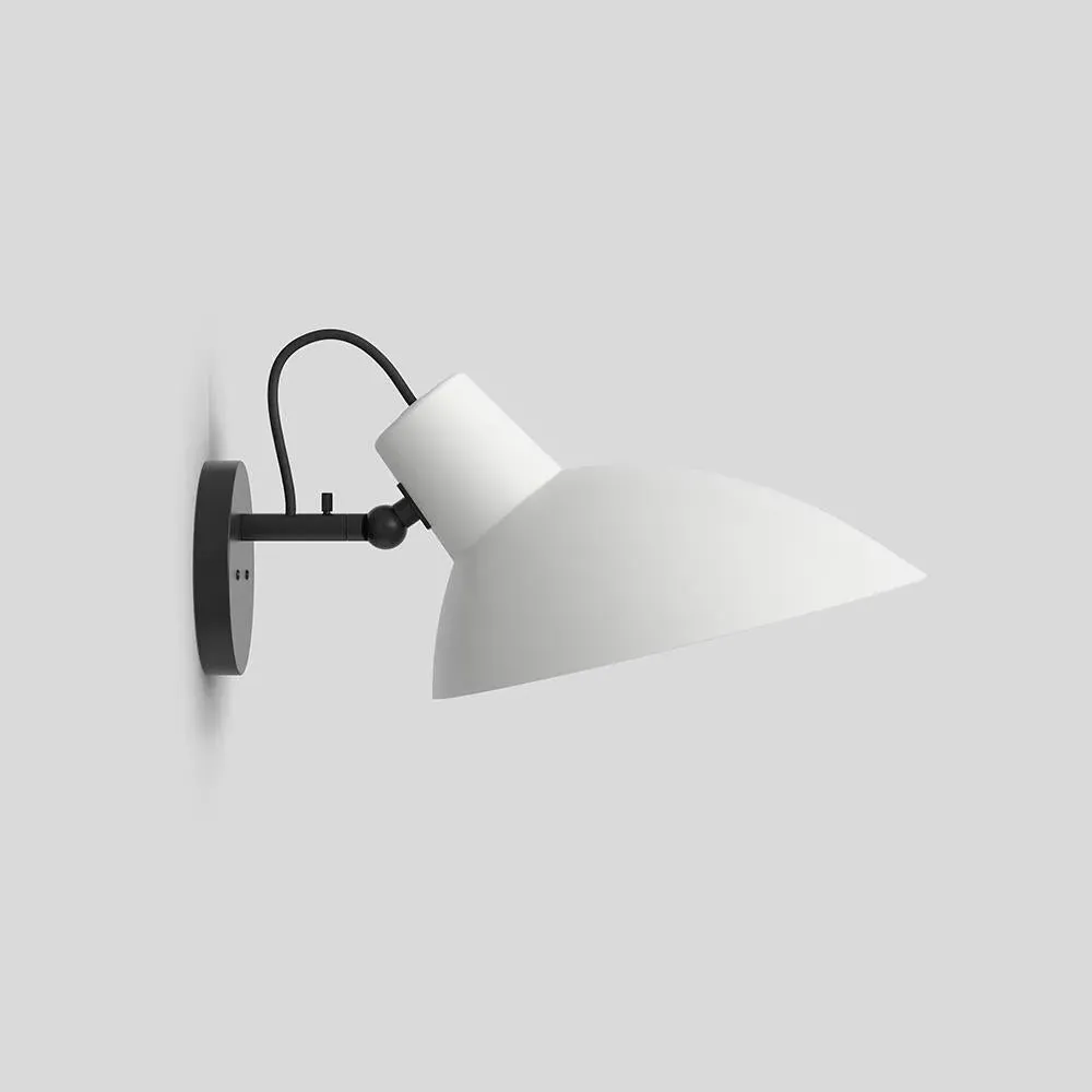 Wall Light with Swivel Mount - White, Aluminium