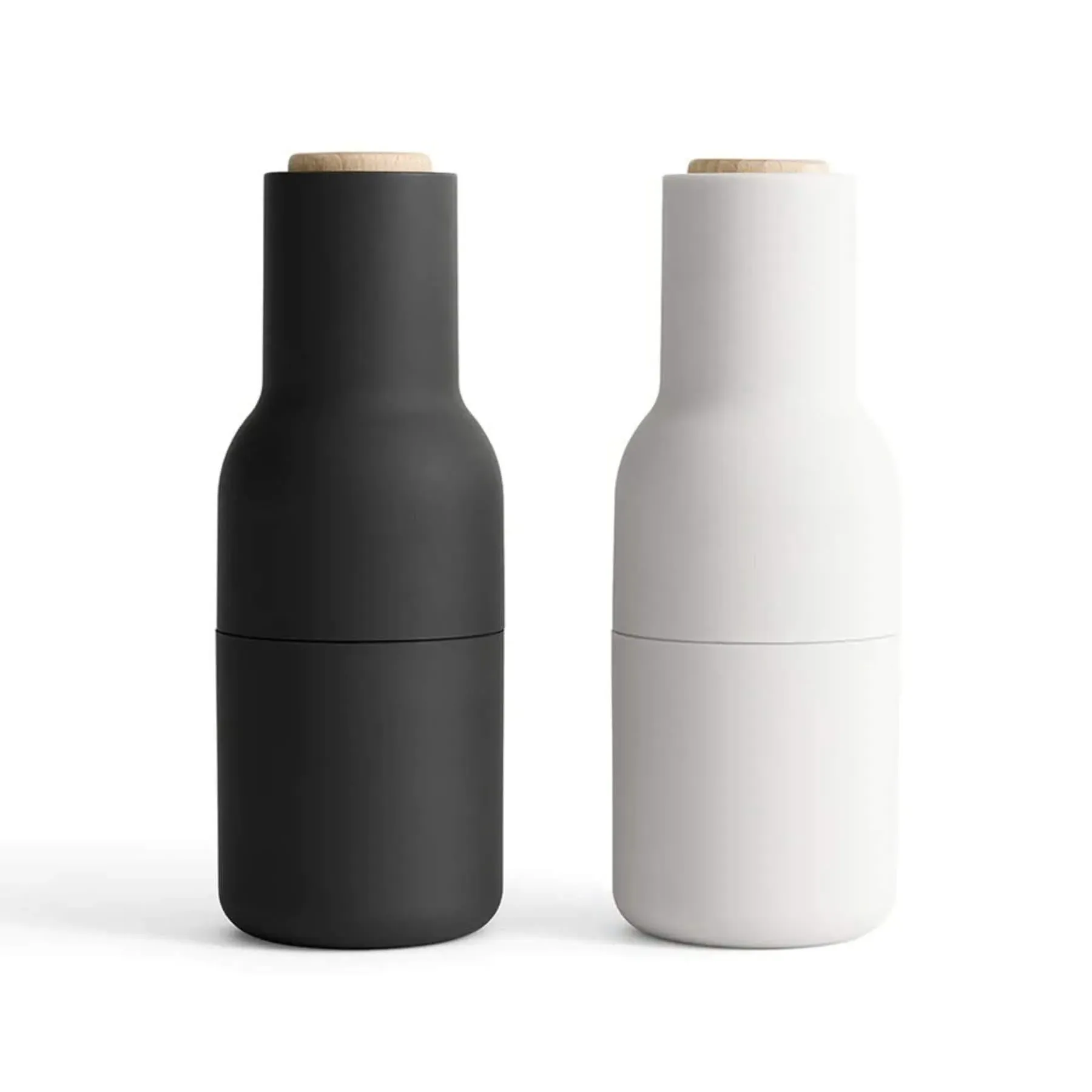 2-Piece Bottle Grinder Set - Carbon, Beech