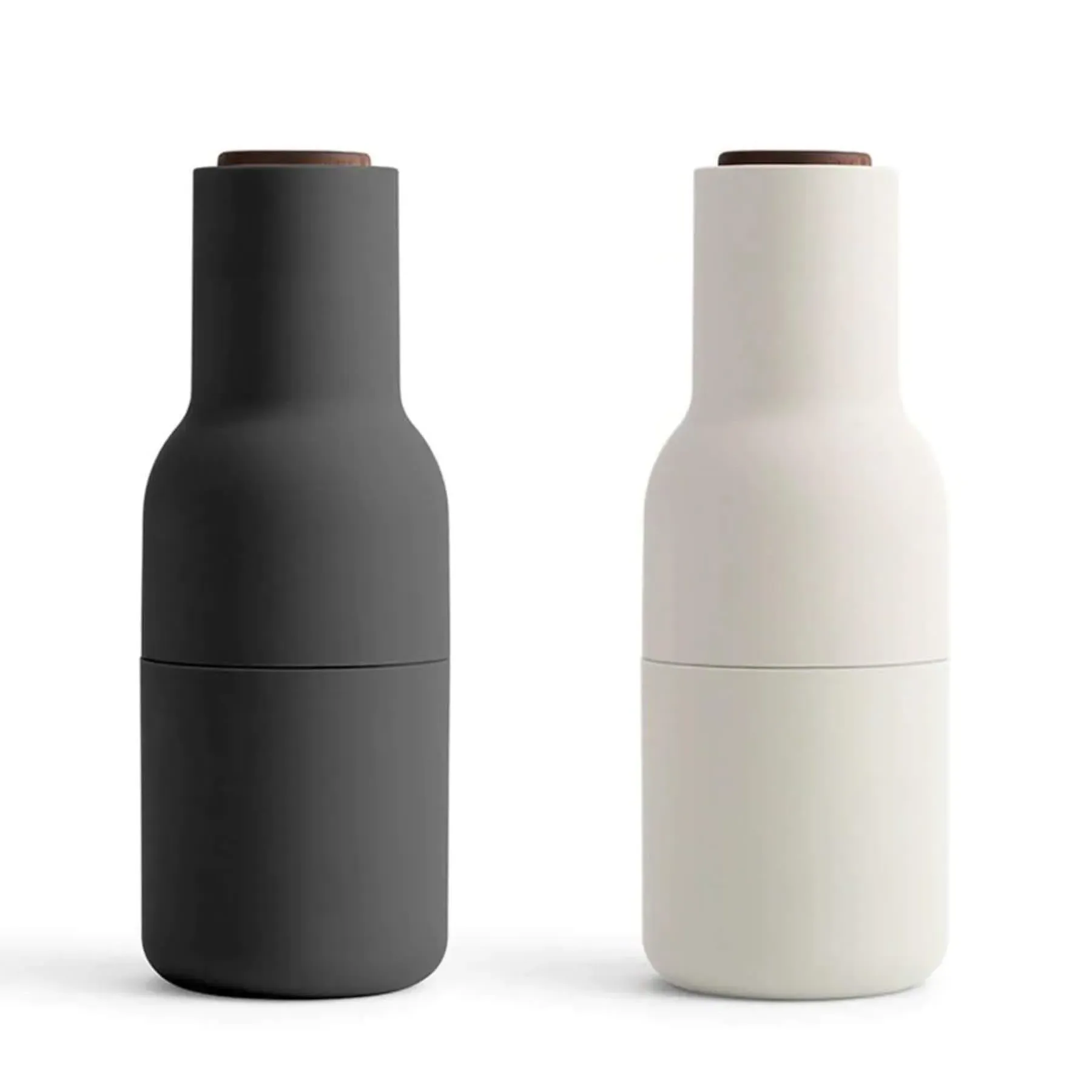 2-Piece Bottle Grinder Set - Carbon, Walnut