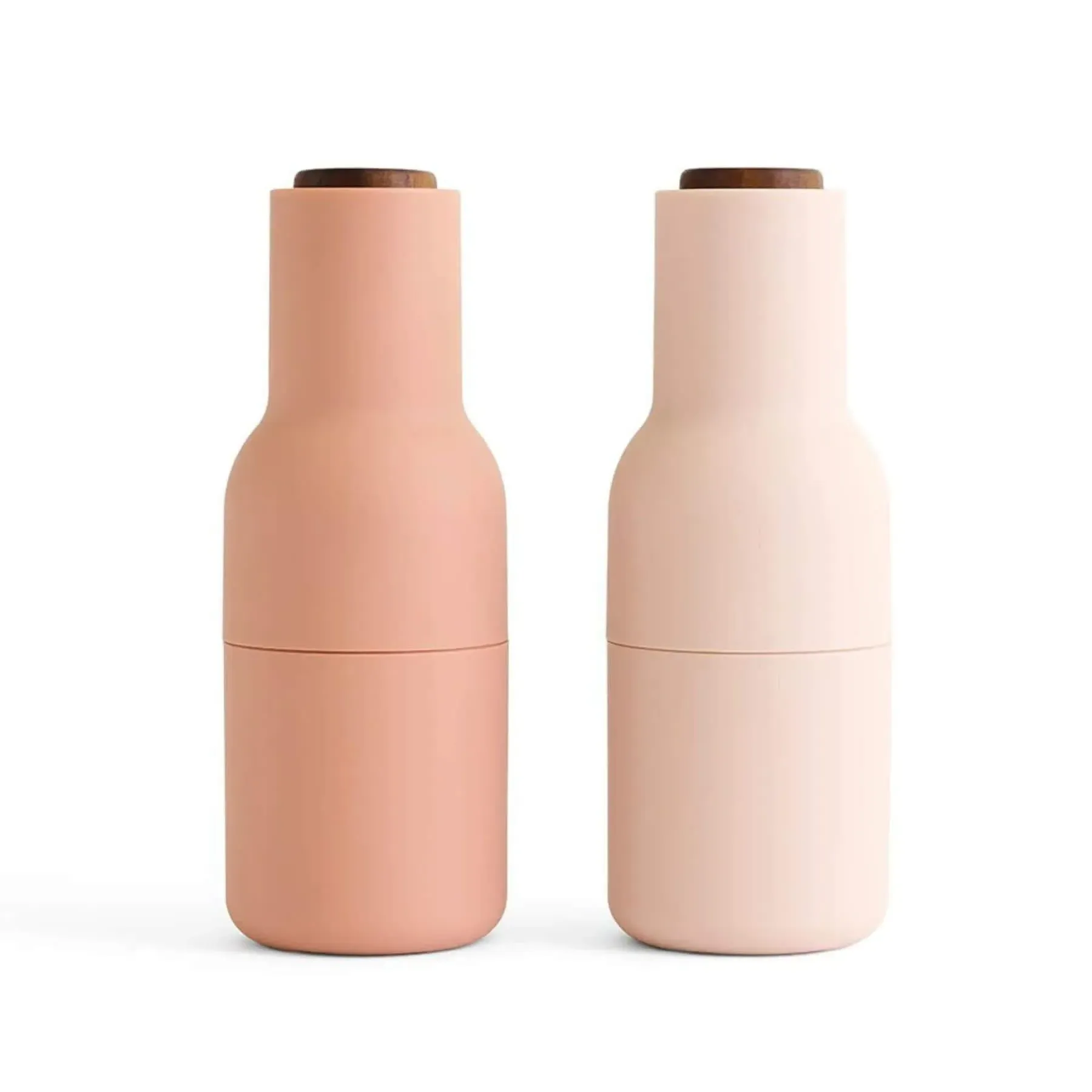 2-Piece Bottle Grinder Set - Nude, Wood