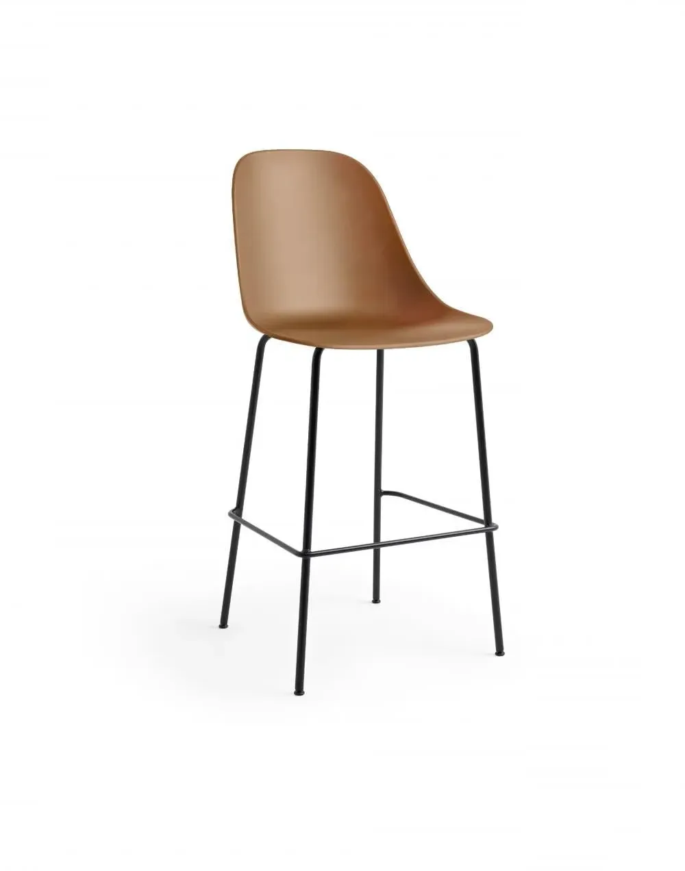 Bar Height Stool Un-upholstered - Khaki, Steel