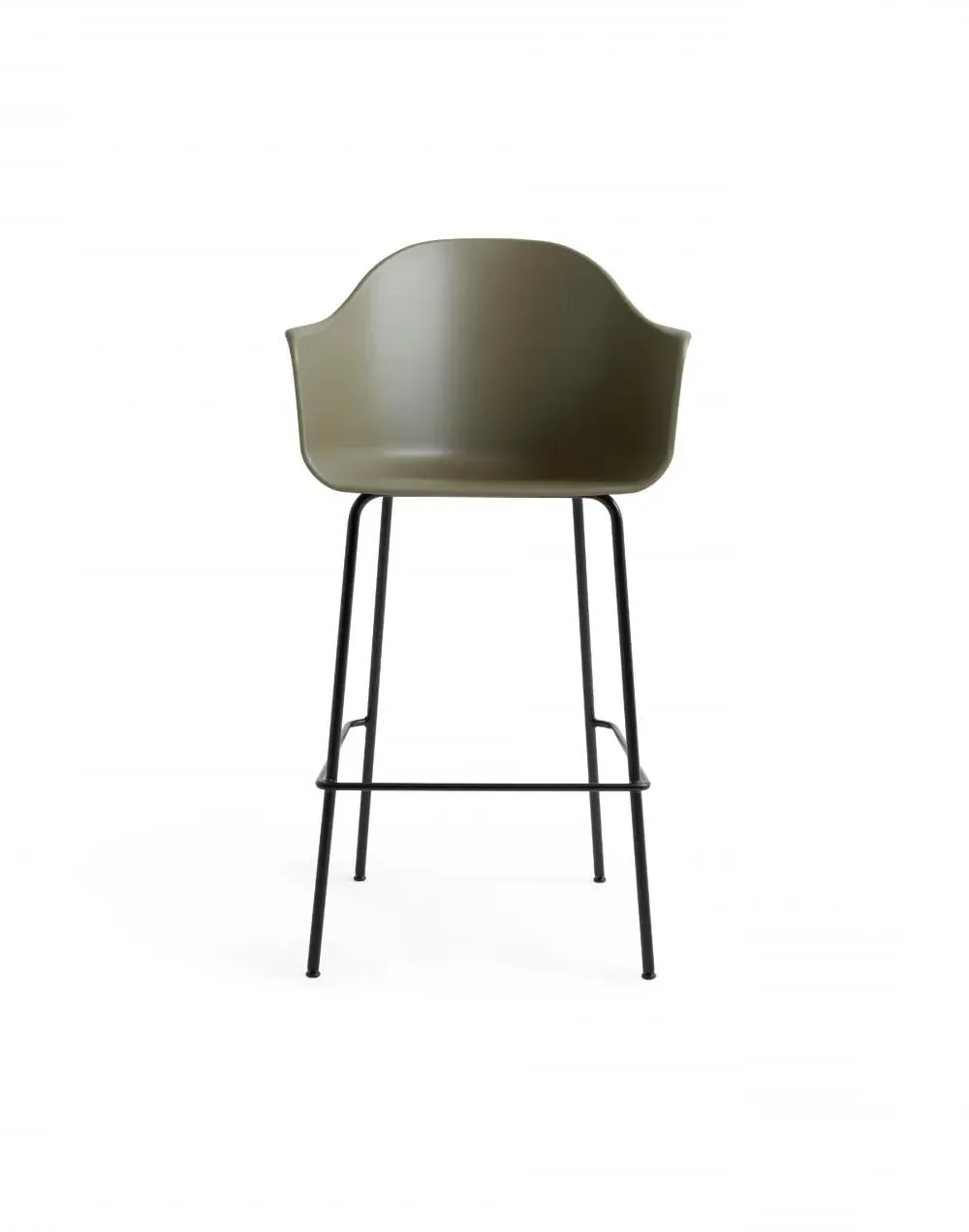 Bar Stool with Armrests - Olive