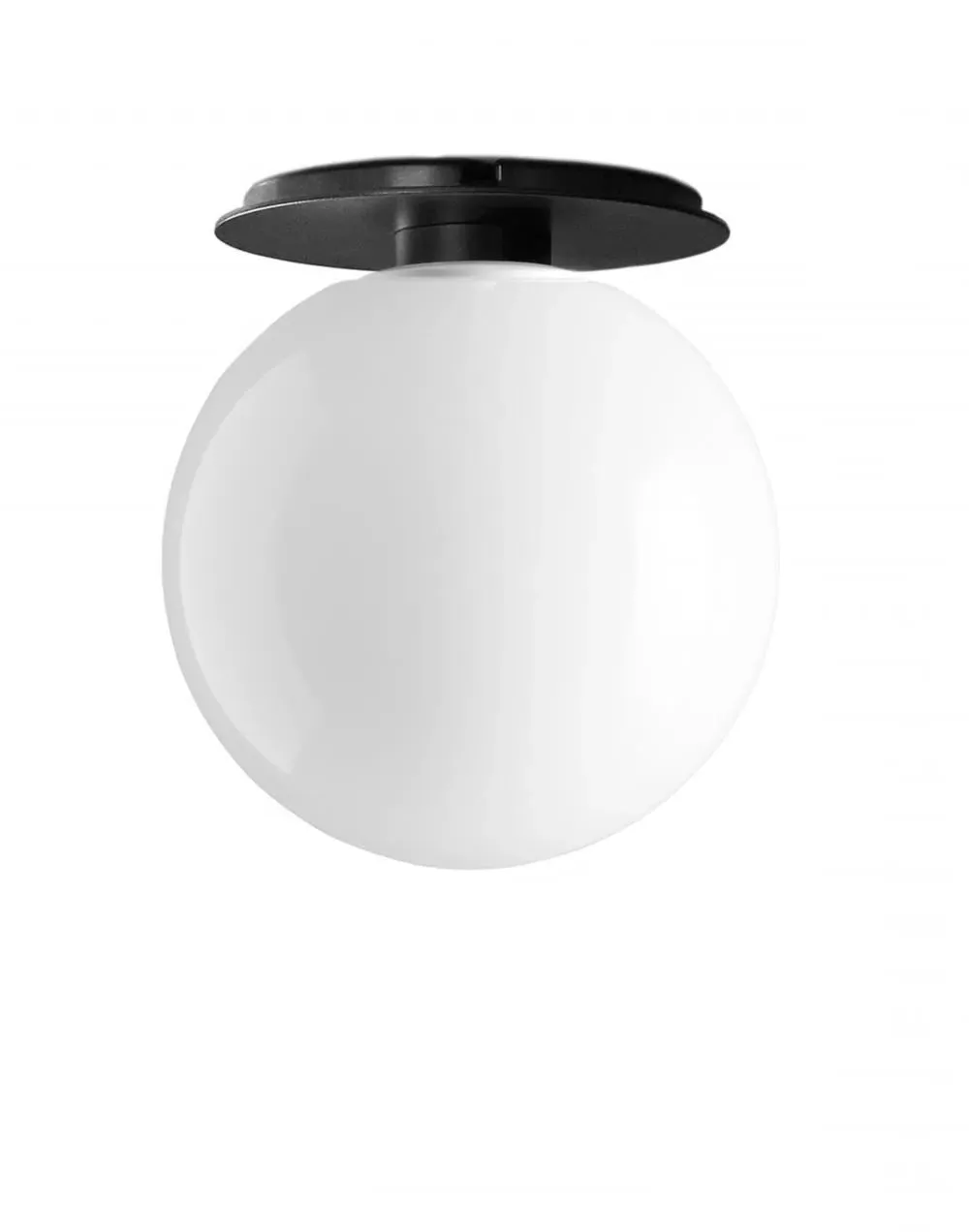 Ceiling/Wall Light with Opal Diffuser - Brass