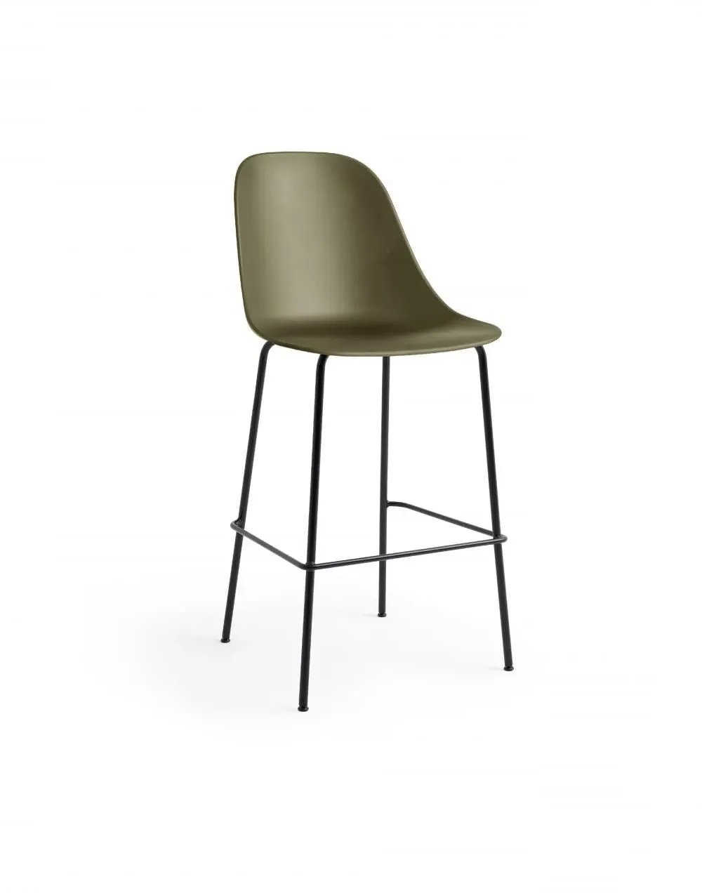 Counter Height Stool Un-upholstered - Black, Steel