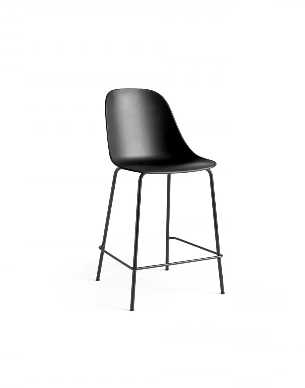 Counter Height Stool Un-upholstered - Black, Steel