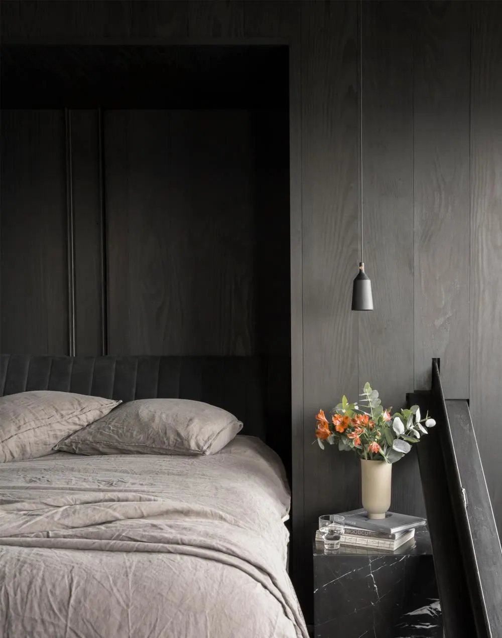 Cylindrical Pendant Light - Cast Metal