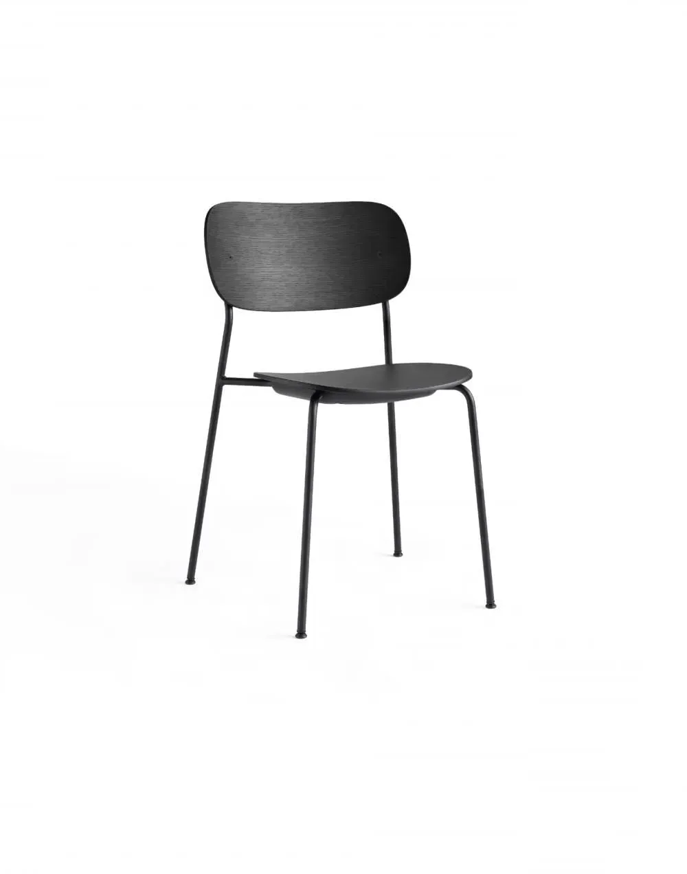 Dining Chair with Armrests - Black Oak