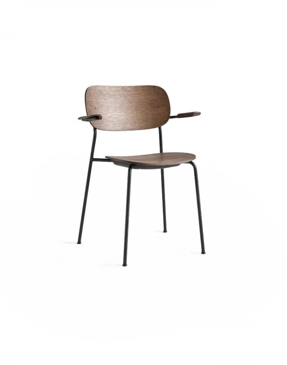 Dining Chair with Armrests - Dark Oak
