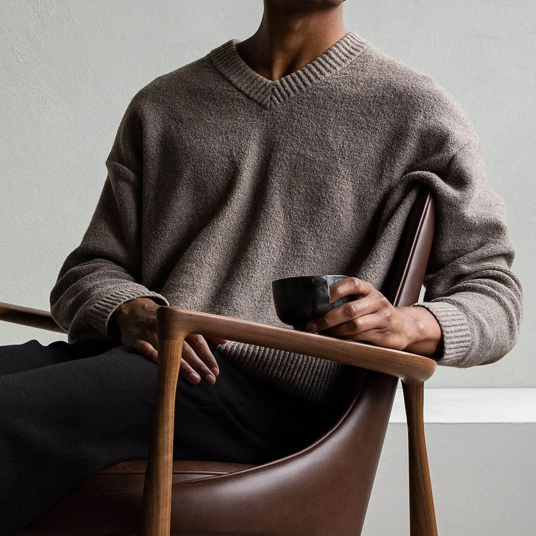 Elizabeth Lounge Chair - Cognac, Walnut