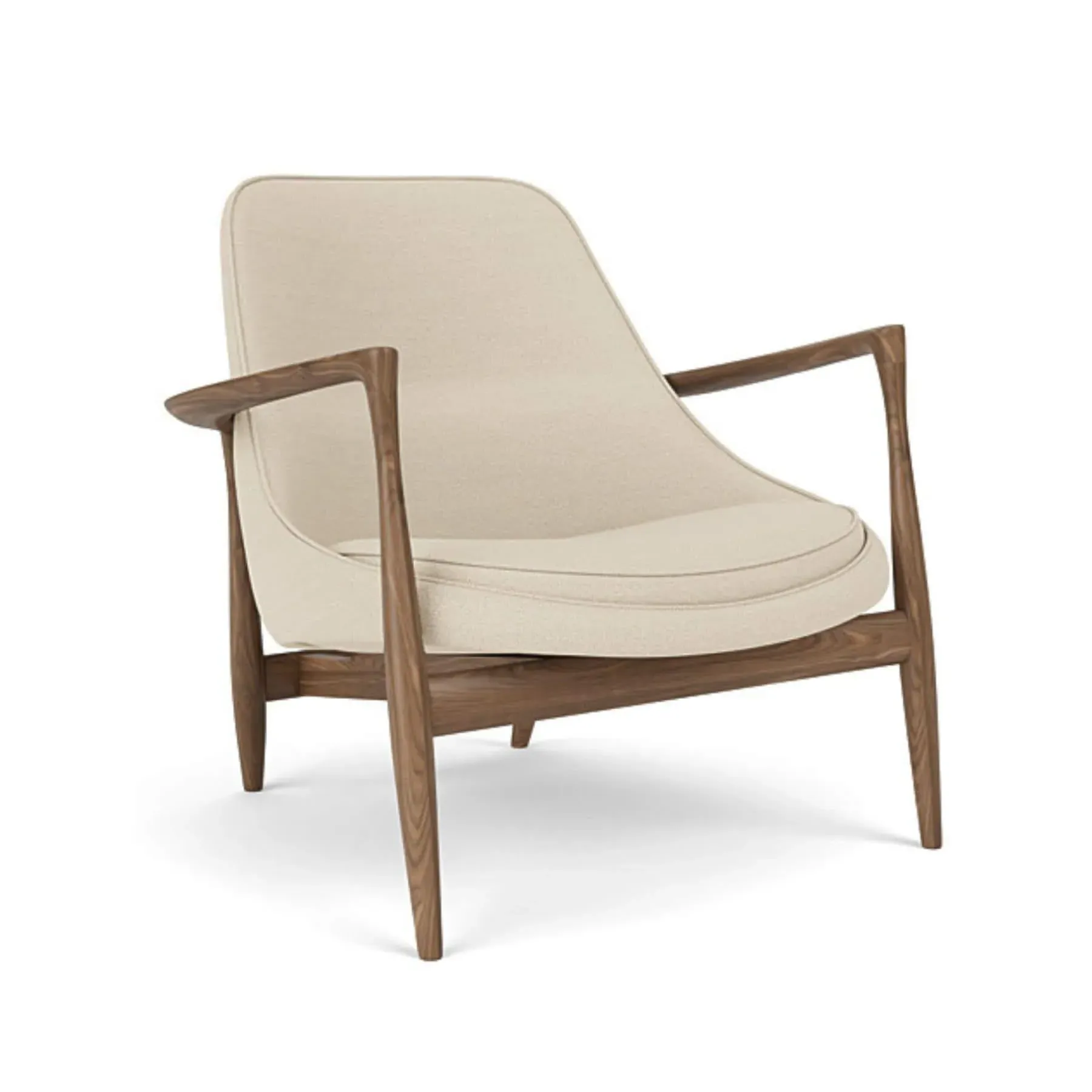 Elizabeth Lounge Chair - Cognac, Walnut