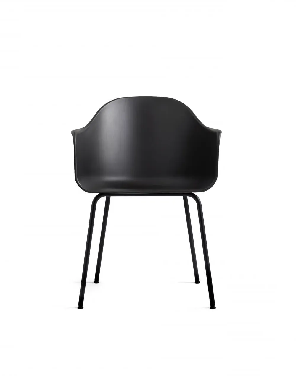 Harbour Dining Chair Un-upholstered - Black, Steel image