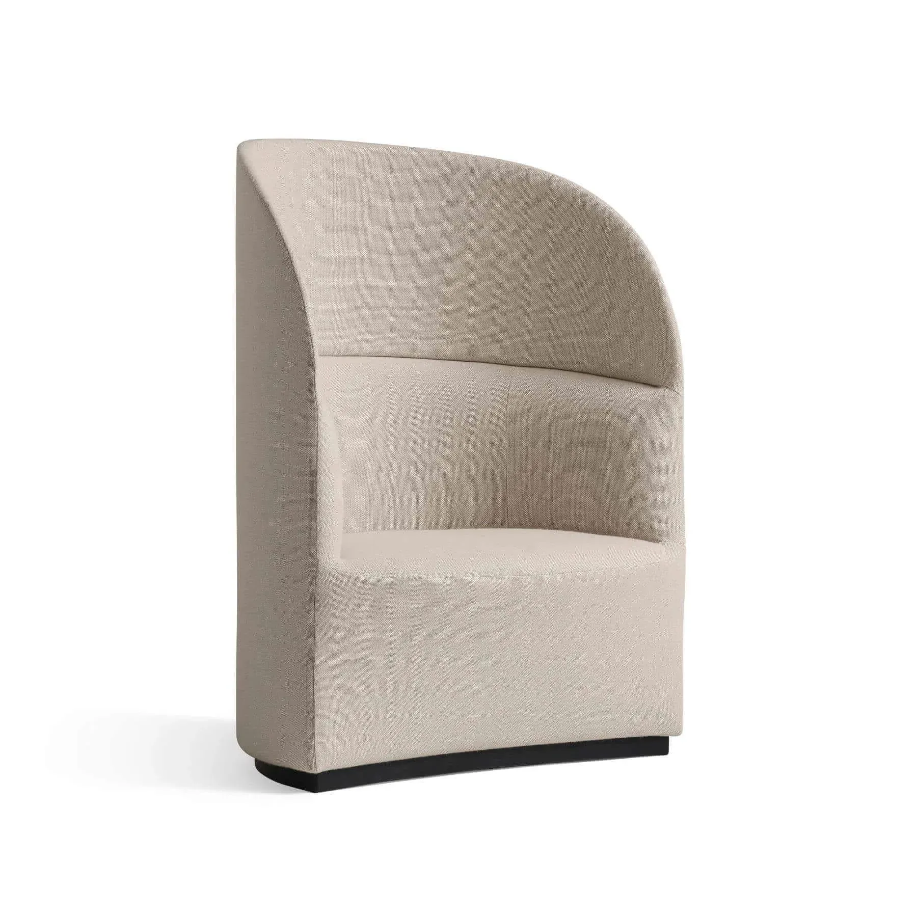High Back Lounge Chair with USB Port - Fabric image