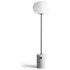JWDA Floor Lamp - White Marble, Bronzed Brass