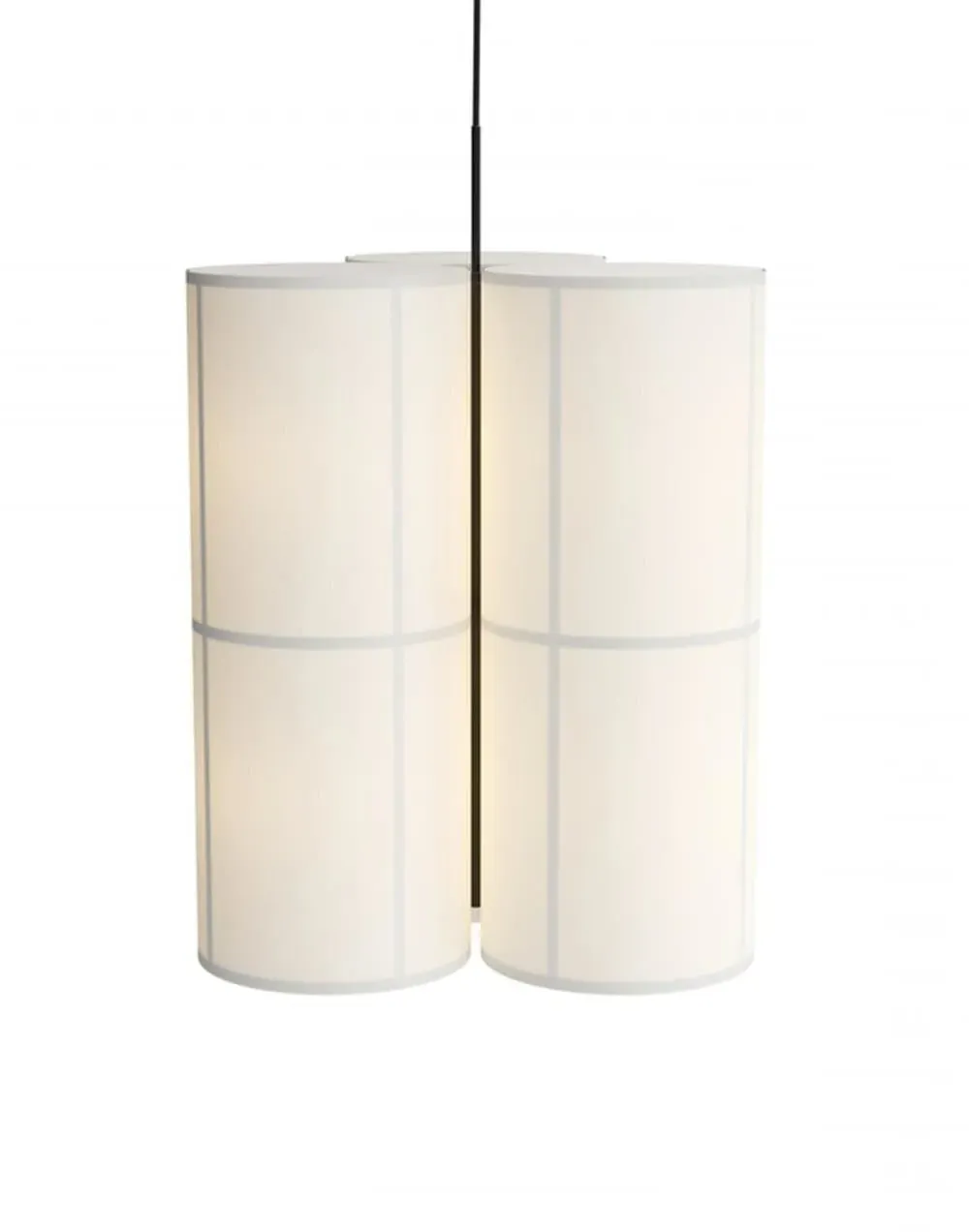 Large Cluster Pendant Light - Raw, Fabric