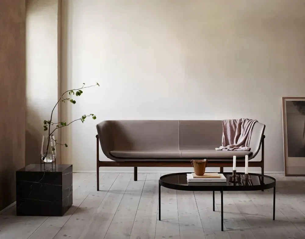 Large Coffee Table - Dark Green, Glass