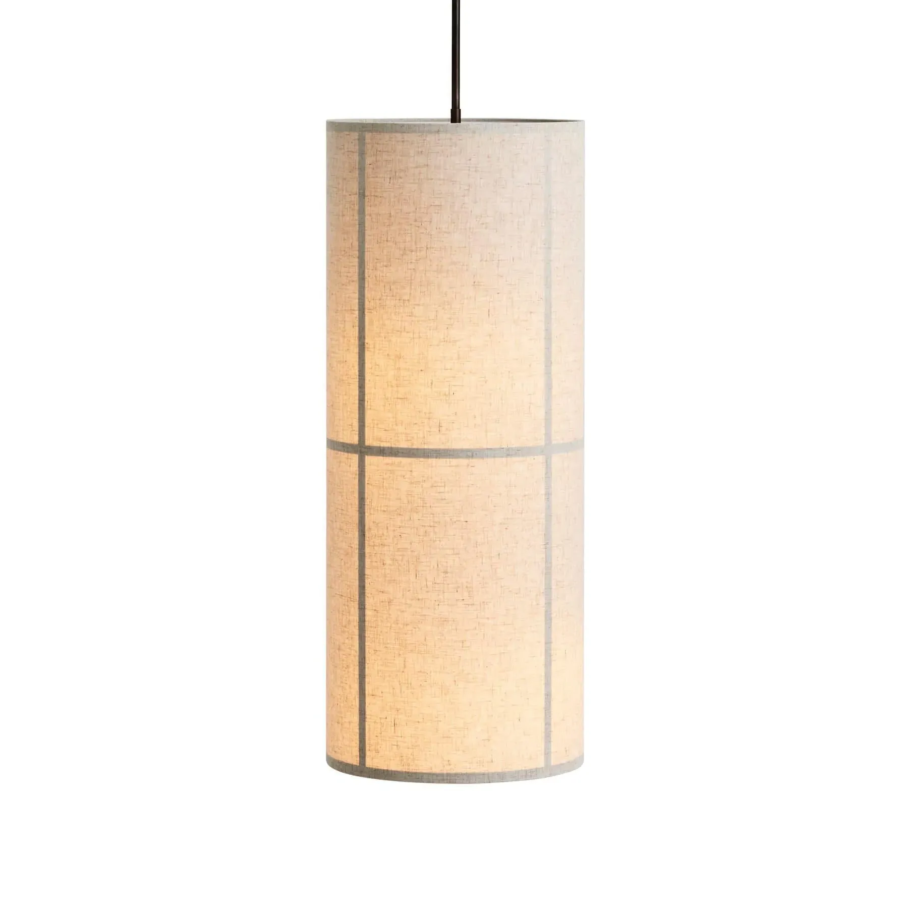 Large Pendant Light - Raw, Fabric